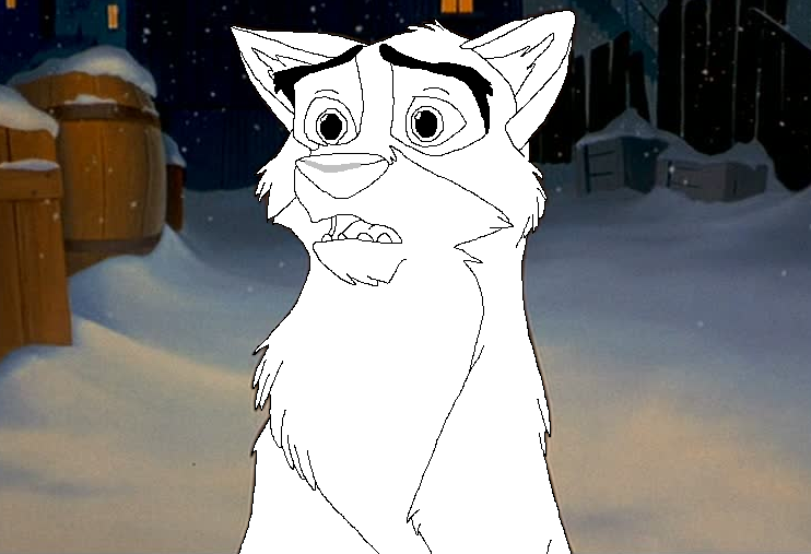 Wolf-dog render 1