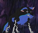 in a lightning storm