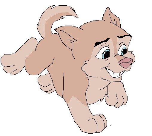 sandy as a pup