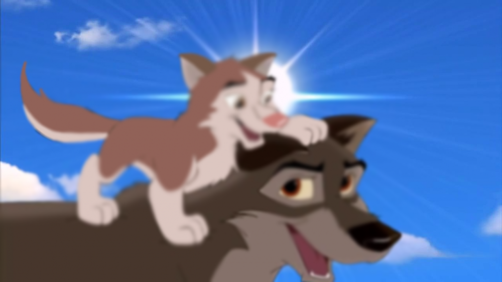 Kiki and her father Balto 
