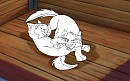 Puppy lineart 1