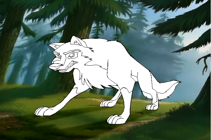 Female wolf render 1