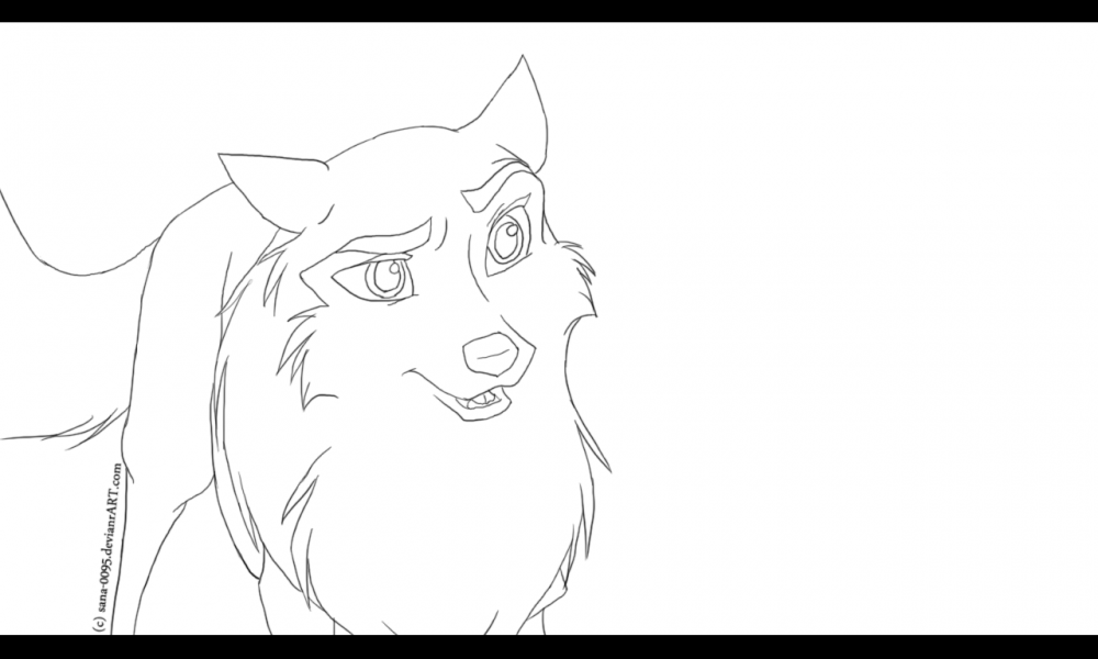 Confused Jenna lineart - FREE to USE