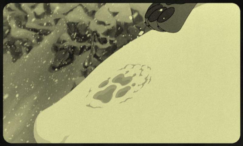 Paw Print with effect