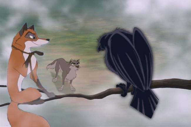 fox and raven