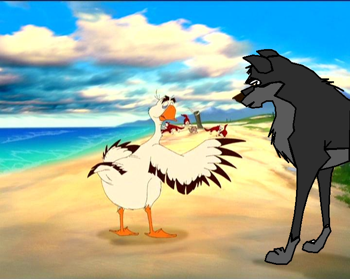 Stefan with balto's markings o3o