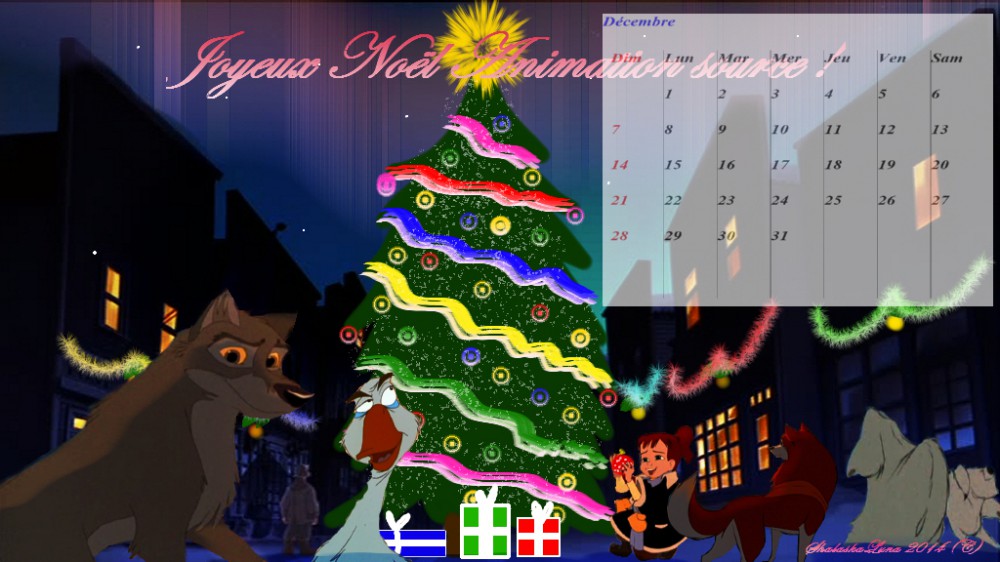 Calendrier :Joyeux Noël Animation source !