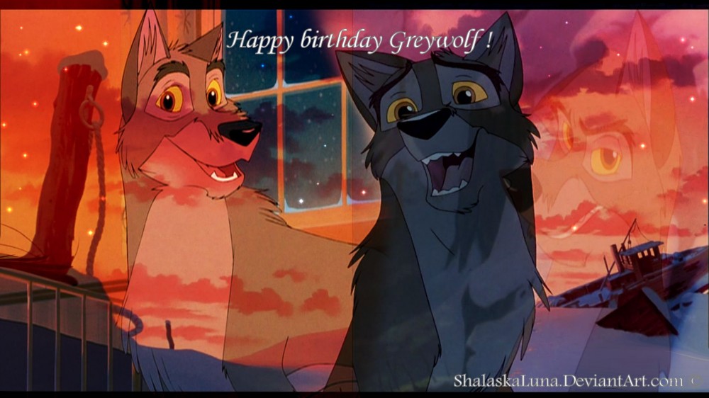 Joyeuse Anniversaire Greywolf