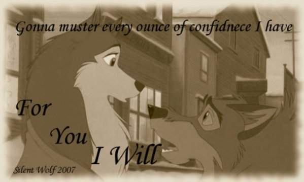 For you I will