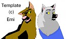 My FURSONA and Dodger...