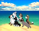 Just Playing On The Beach
