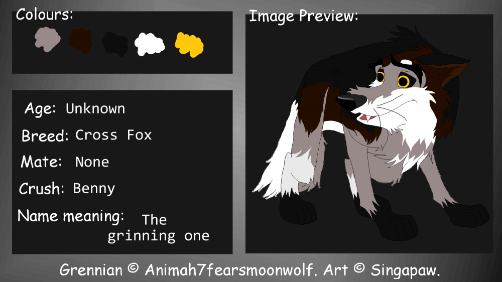 Trade with Animah: Grennian Reff sheet