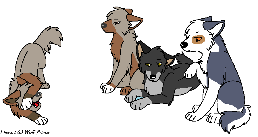 The younger members of the SS Pack...watching Pal 