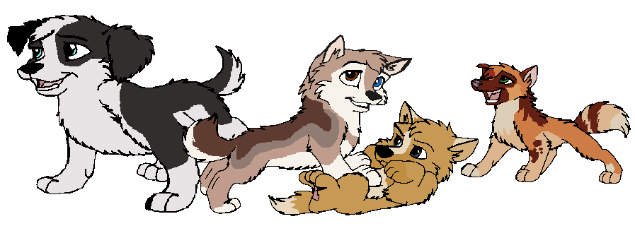Puppies...puppies everywhere.