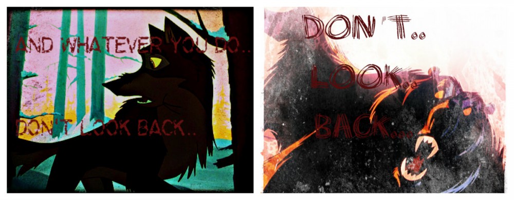 Dont look back...