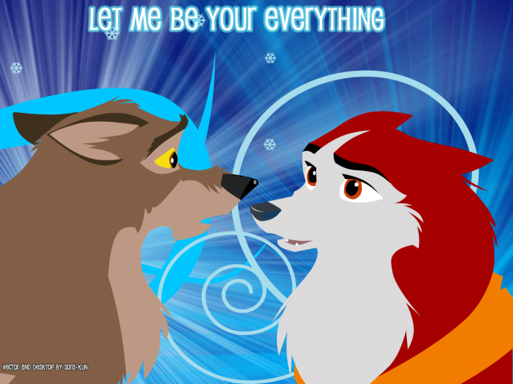 Balto and Jenna Vector