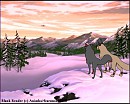 Suko and Mora watching the sunset.