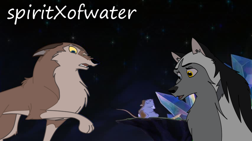 Aleu and iris in the ice cave