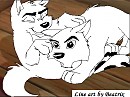 Line art.