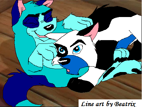Ari and Sarafina Playing as puppies