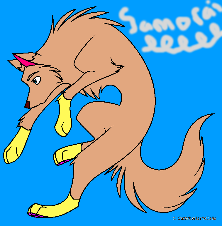 Samorai   Lineart by CatWhoHas14Tails
