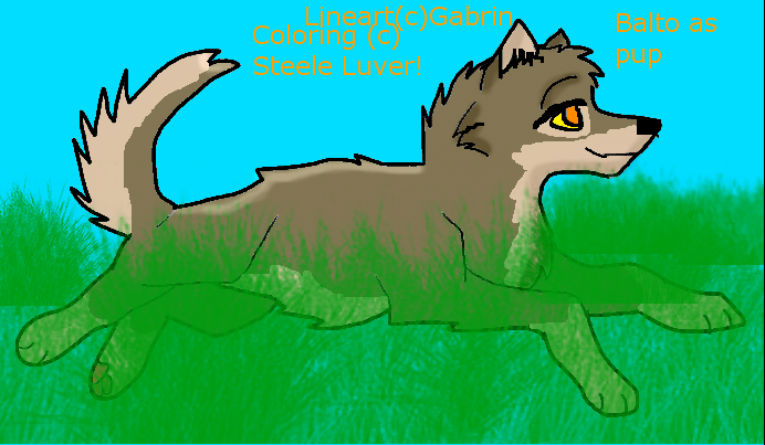 Balto as a pup