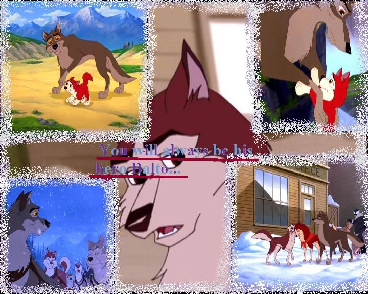 Always his hero Balto...