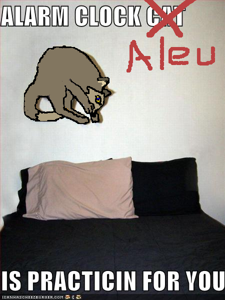 Alarm Aleu Is Practicin' For You