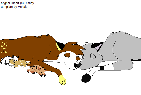 Leaf, Kavik and Pups