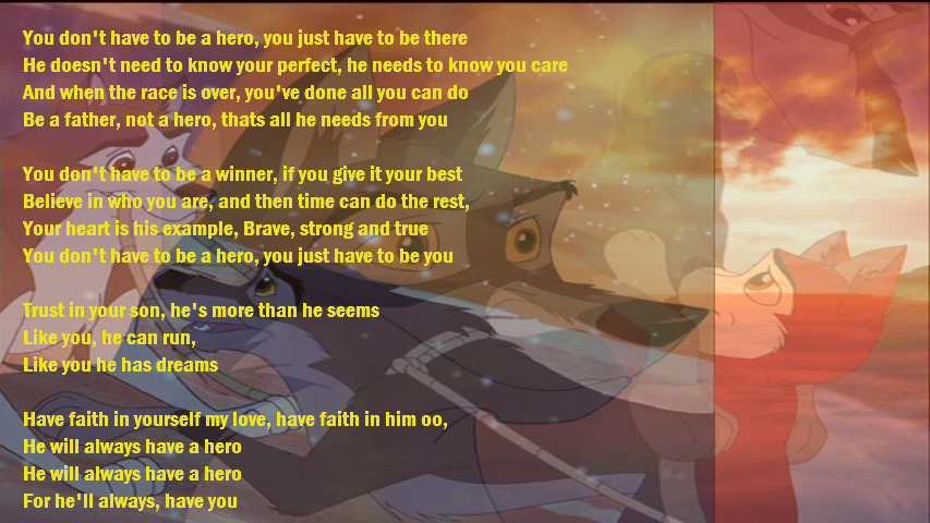 You dont have to be a hero