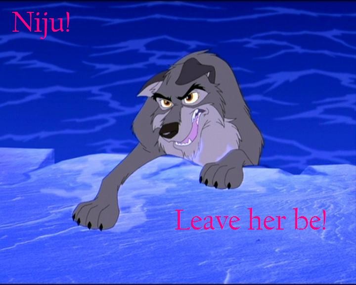 Leave... her... be!