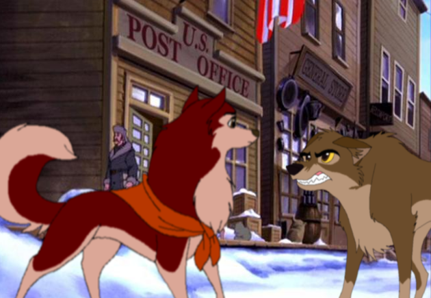 Balto,hybrid's Request - Jenna and Balto Fight
