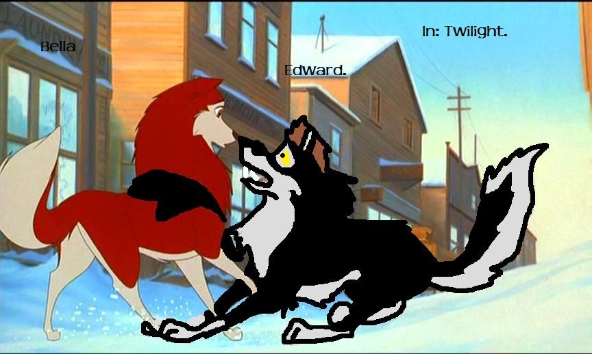Bella and Edward in: twilight