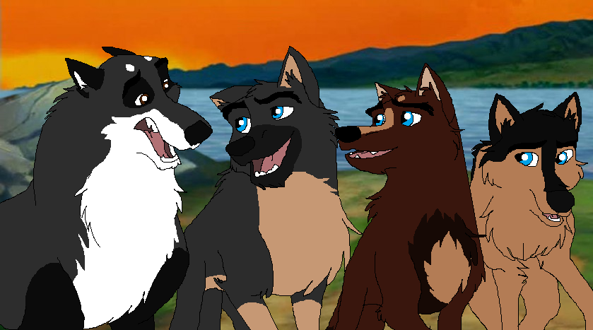 The four princes of Warrior Falls :D