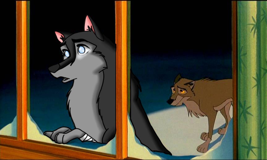 looking through the window