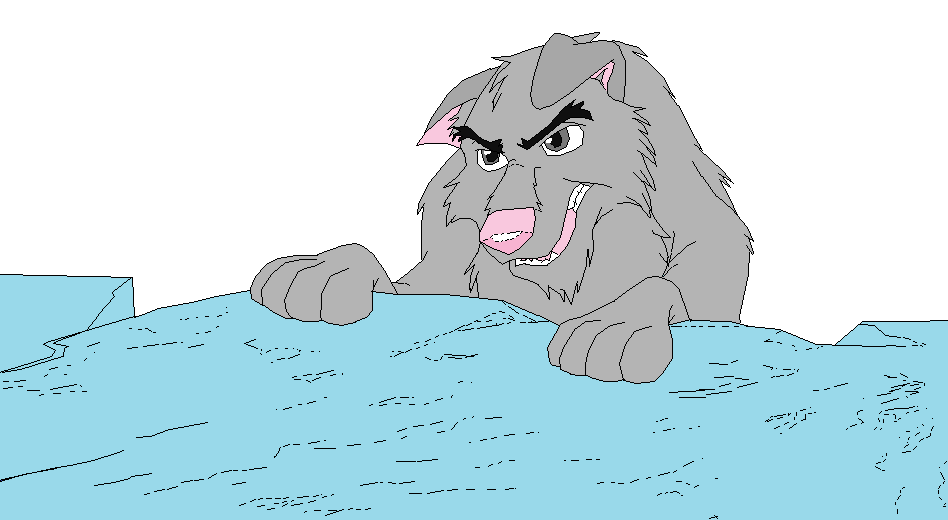 Lineart - Fighter (wolf/dog)
