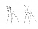 Fawns lineart