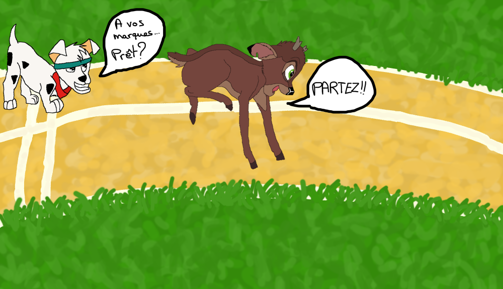 La course!