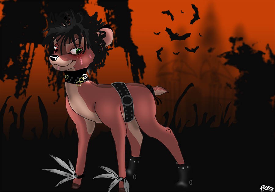 Joyeux halloween Bambi source...mwahaha