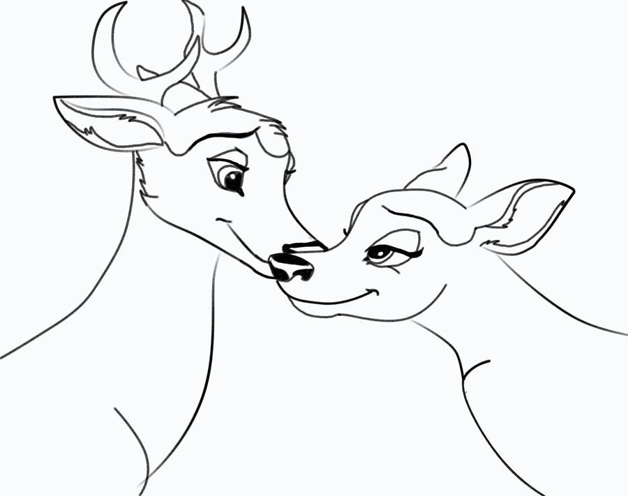 Bambi et Féline