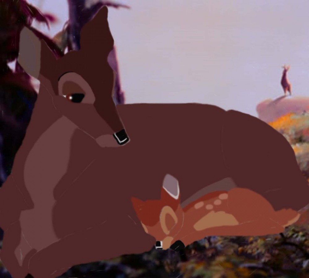 Bambi and his Mom