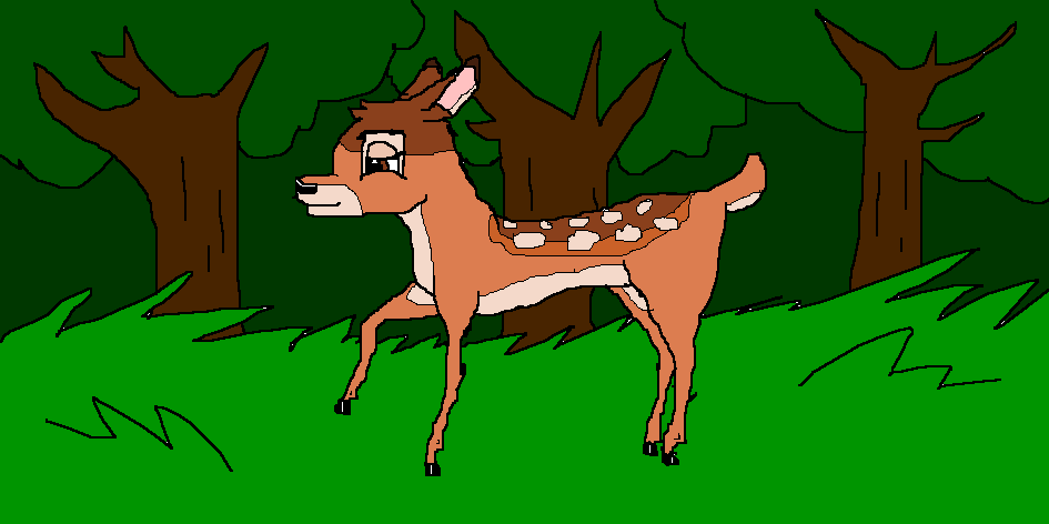 Bambie in the woods!