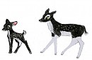 Melanistic fallow deer