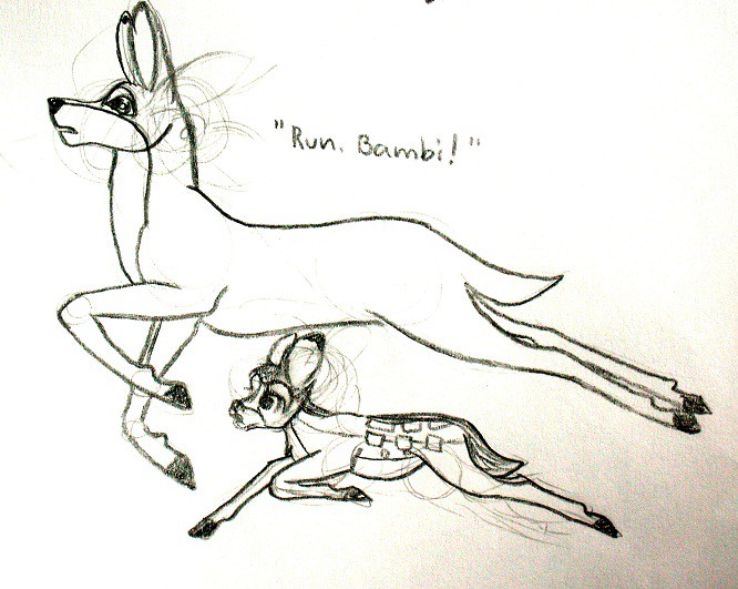 Bambi and his mother