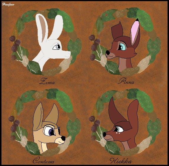 Fawn heads 3