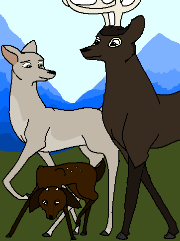 Malvon,his mate and their son.
