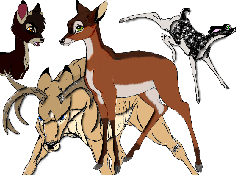 Deer Doodles-- Roach's Faves