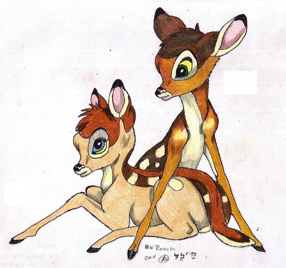 Bambi and Faline