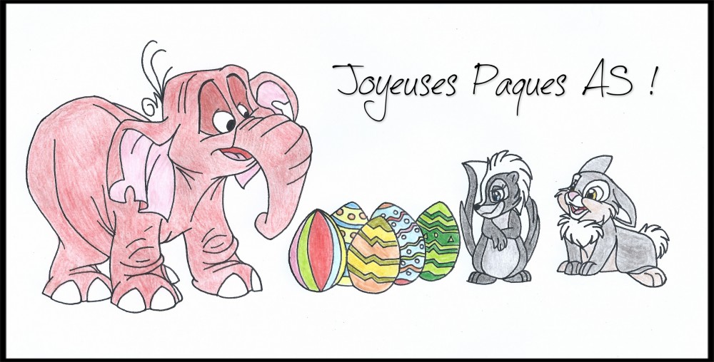 Easter 2016 - Un éléphant, un putois et un lapin ~