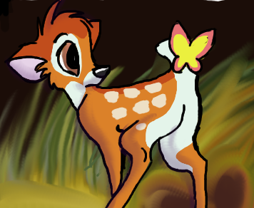 Bambi and the Butterfly
